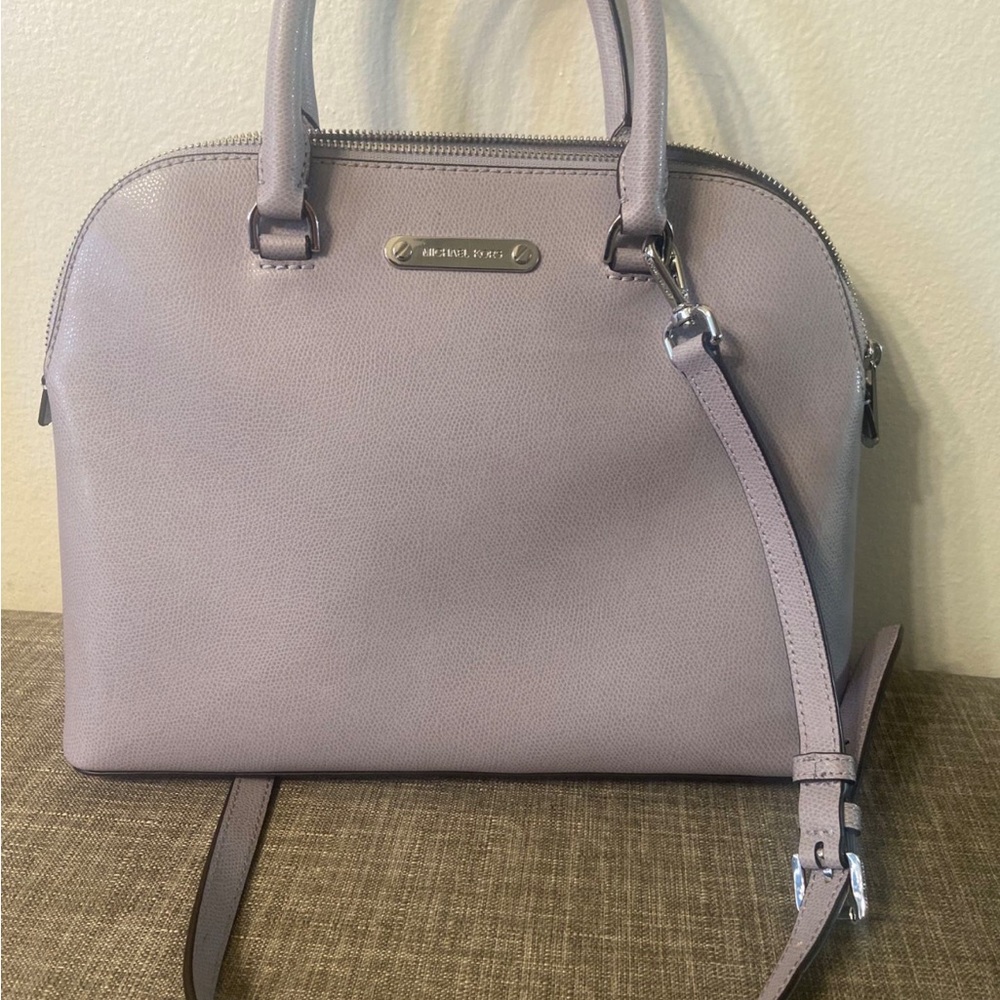 Michael Kors Lavender Saffiano Leather Handbag